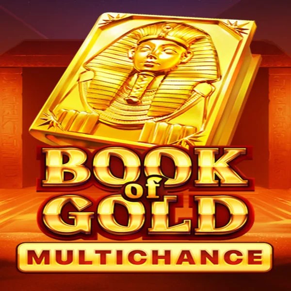 Book of Gold Multichance logo by Playson at Beef Casino