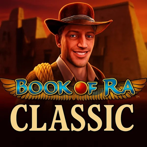Book of Ra Classic logo by Novomatic at Beef Casino