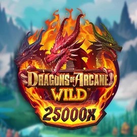Official Slots logo: Dragons of Arcane Wild by Foxium at Beef Casino