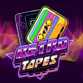 Retro Tapes slot icon by Push Gaming, available at Beef Casino