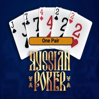 Russian Poker by OneTouch Games, showcased at beefscasino.eu – game logo
