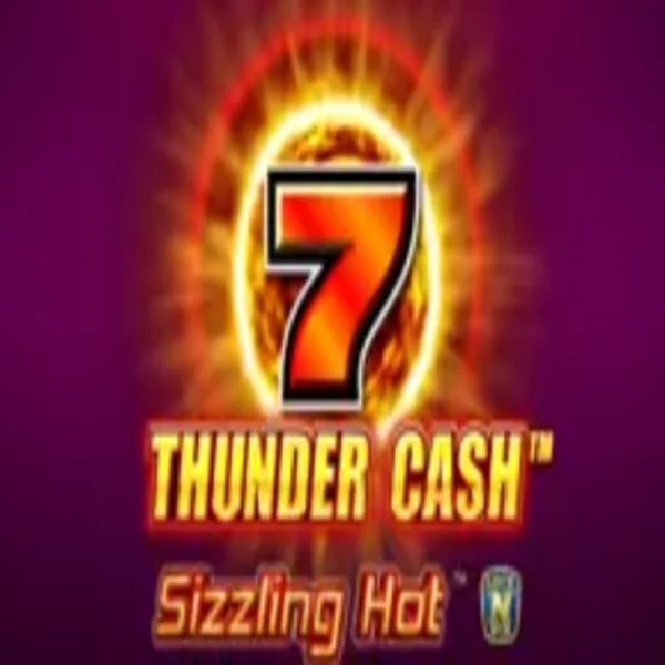Thunder Cash Sizzling Hot online game logo by Novomatic on beefscasino.eu