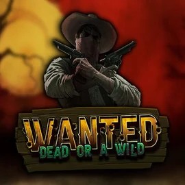 Official Slots logo: Wanted Dead or a Wild by Hacksaw Gaming at Beef Casino